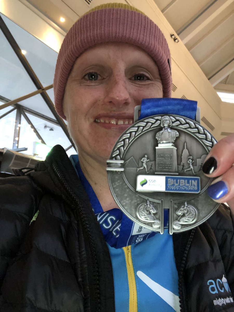 First marathon done and dusted#Dublin marathon! What an experience