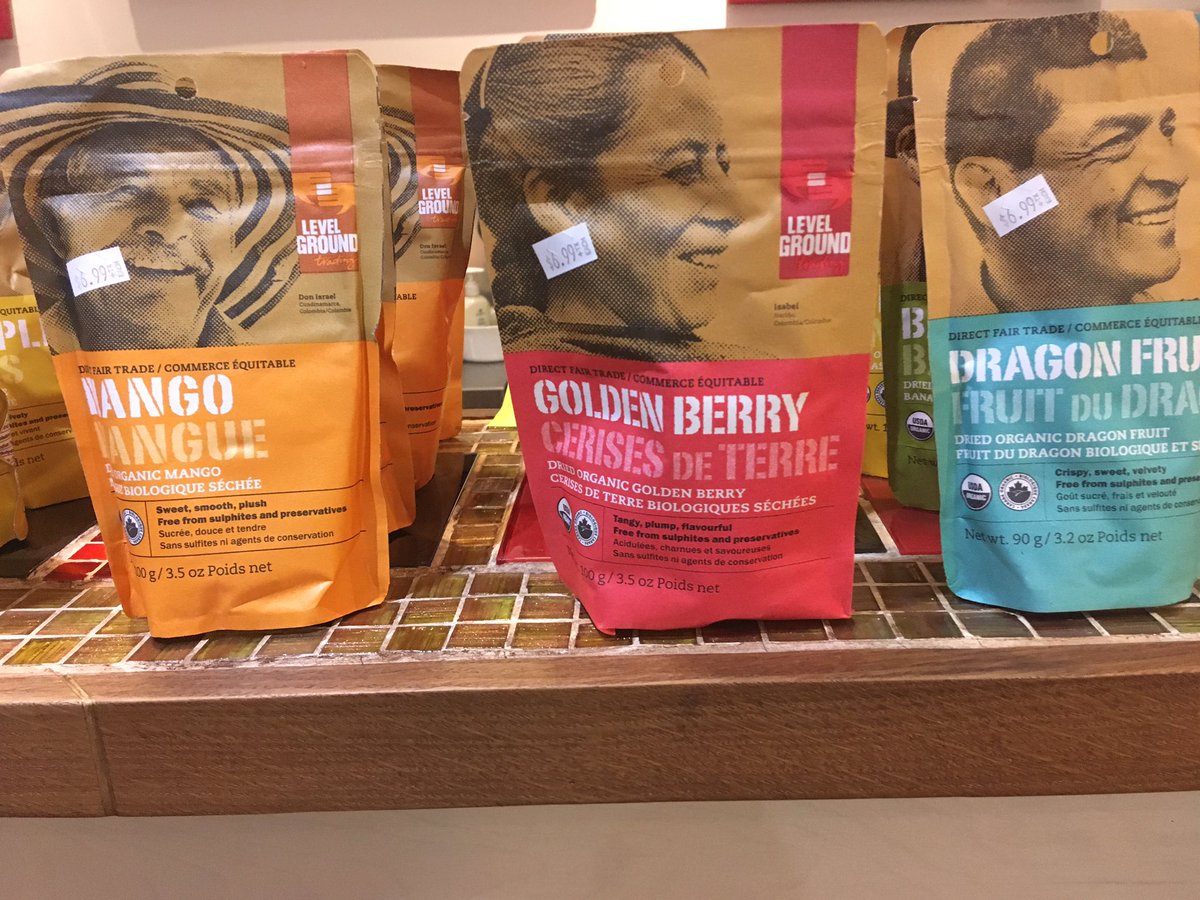 TASTEOFCOLOMBIA's tweet image. #DriedFruit from Colombia and Spices from around the world by Level Ground Trading on our shelves today!