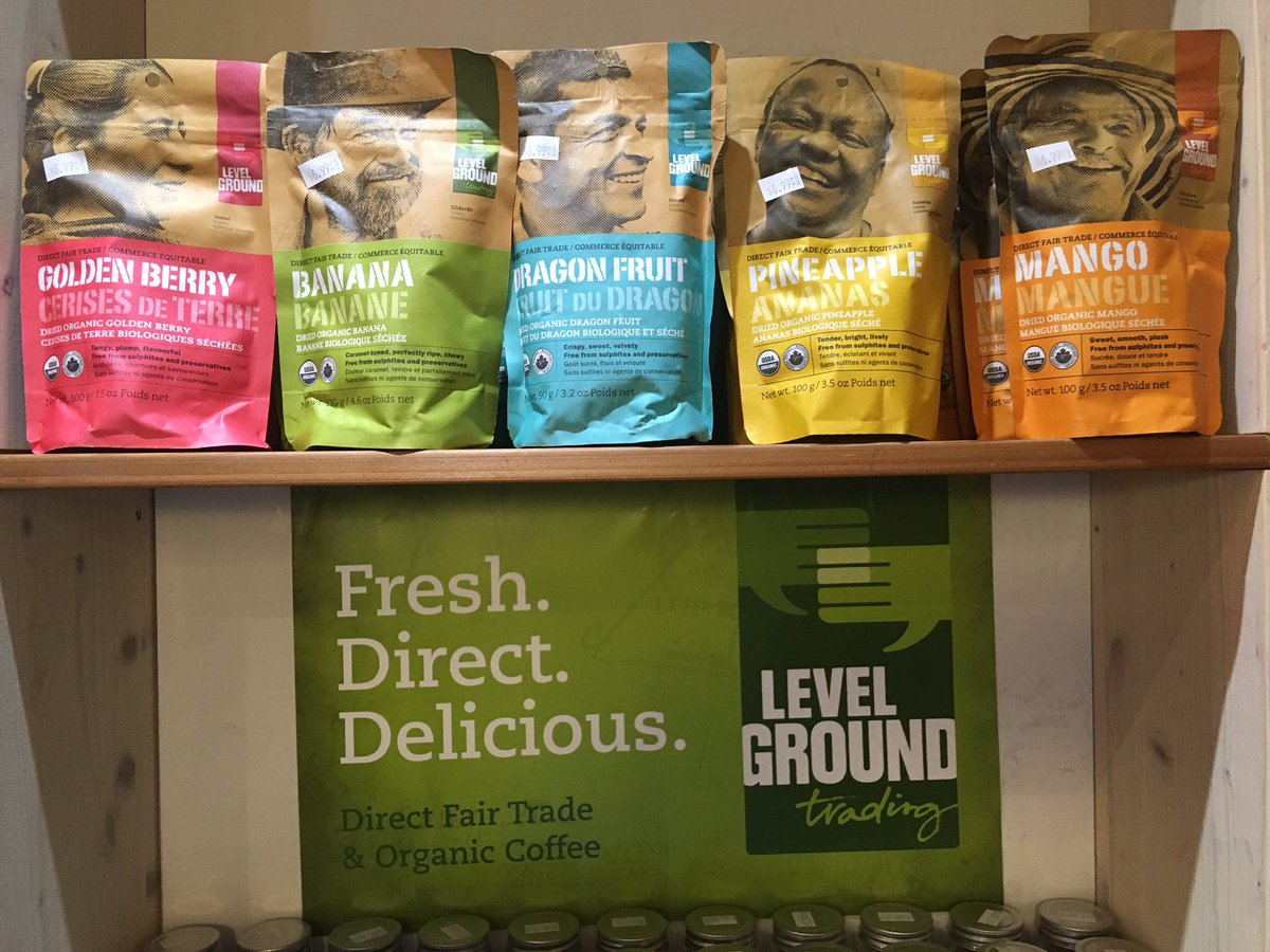 TASTEOFCOLOMBIA's tweet image. #DriedFruit from Colombia and Spices from around the world by Level Ground Trading on our shelves today!