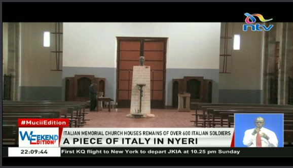 ntvkenya's tweet photo. #MuciiEdition
Slain soldiers were captured by the British during World War 2 #NTVWeekendEdition #NTVOnTheRoad https://t.co/CYYb569p8F