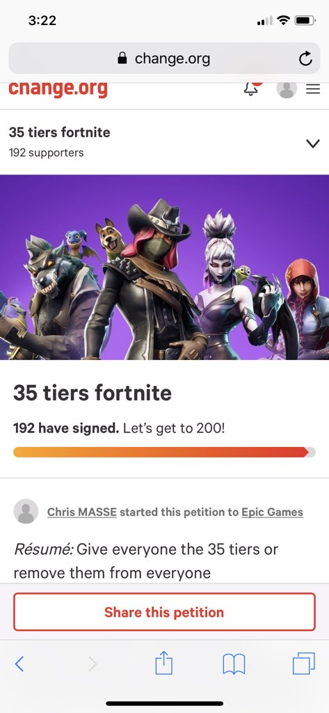 G_Men12's tweet photo. @FortniteGame EVERYONE SIGN AND SHARE. DO NOT SPEND ANY VBUCKS SOMETHING IS CHANGED. #NoTiersNoVbucks https://t.co/MWCC4oBcI5