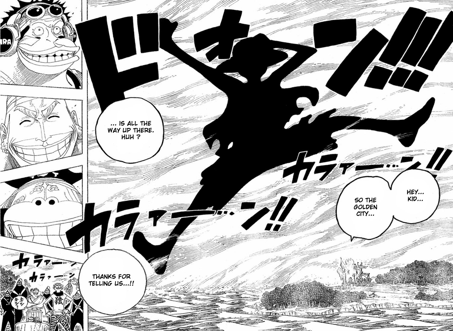 Twitter এ King Recon Bleach Is Back Skypiea Goatpiea One Piece This Is One Of My Favorite Panels In All Of Manga T Co Yd5cx4epux ট ইট র