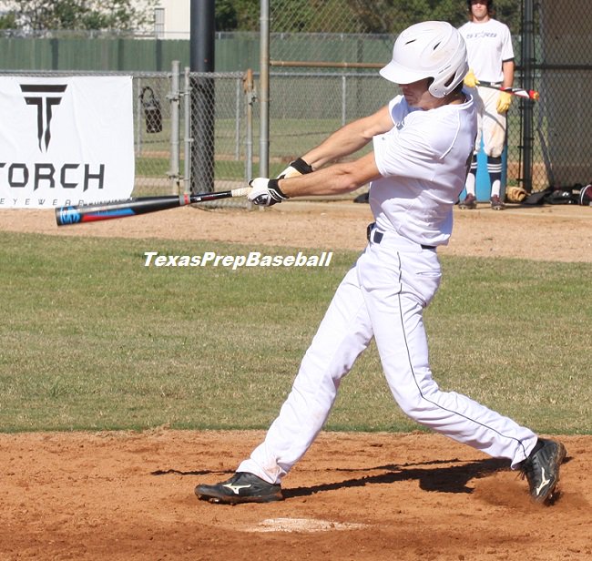 Nick Mueller, Clear Falls, 2020, goes HR/2B/3RBI in game 1 on Sunday at the <a href="/TPBTournaments/">TPB Tournaments</a> <a href="/H5AB/">TexasPrepBaseball</a> at Schiel