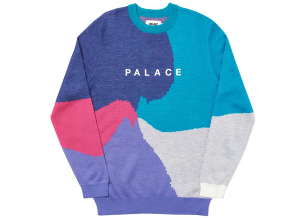 StockX on X: The latest knit sweaters from Palace are a crazy blend of  colors you're sure to love. Shop here: https://t.co/ZKmlkgMf2p  https://t.co/9cEDECnMdC / X