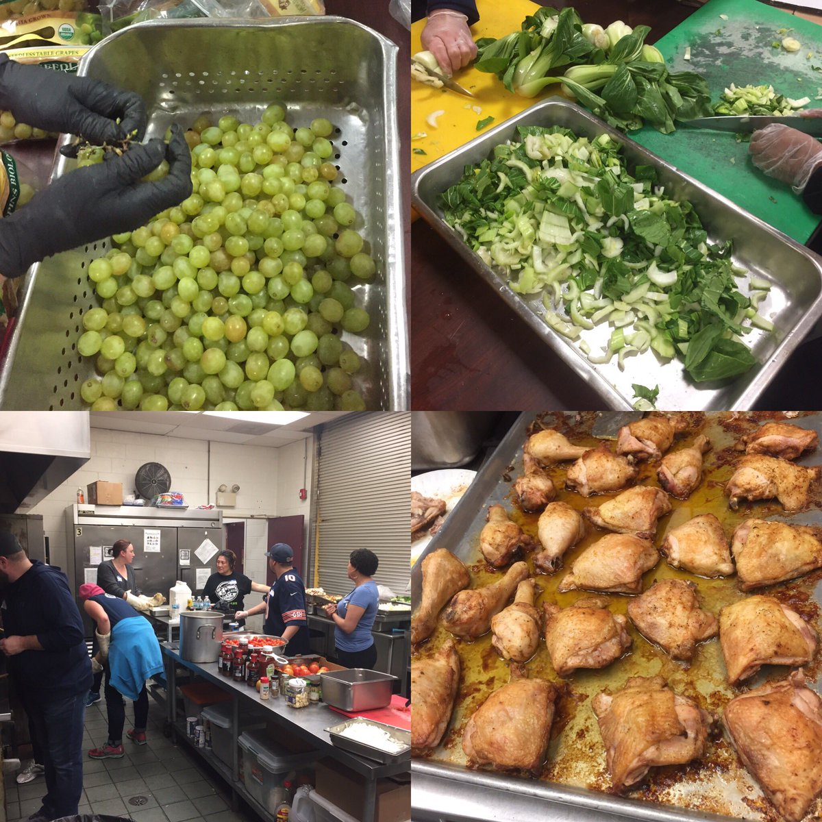 We have a great team of volunteers today preparing a fresh home made meal <a href="/CCOLife/">Cornerstone Community Outreach</a> today for our hungry friends. Thanks <a href="/Imperfectfruit/">Imperfect Foods</a> for providing the fresh produce. Nothing goes to waste. Thanks again to all of our volunteers today at #Fight2Feed.
#CulinaryFightClub