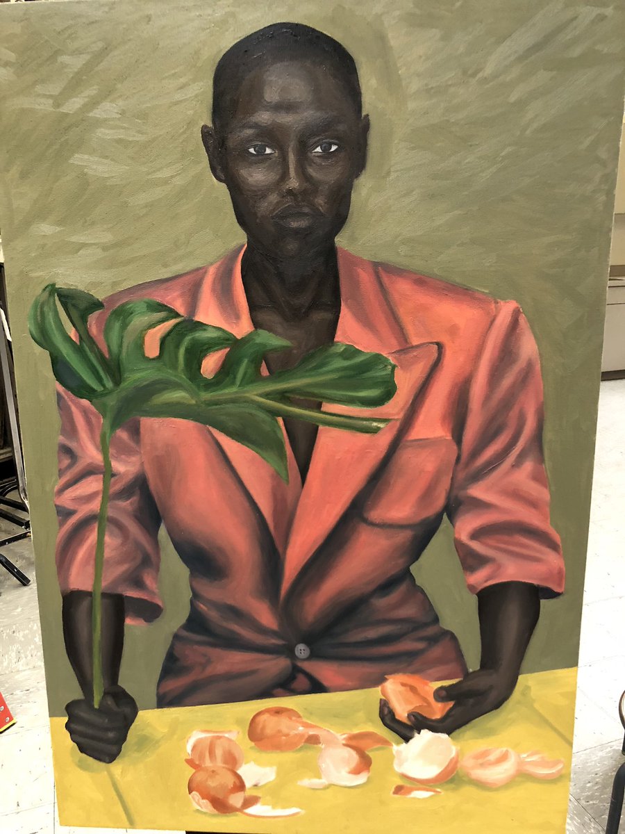 deeseart's tweet photo. it’s really exciting to see my oil paintings are beginning to look like they’re painted by the same artist https://t.co/9JoRo20jxi