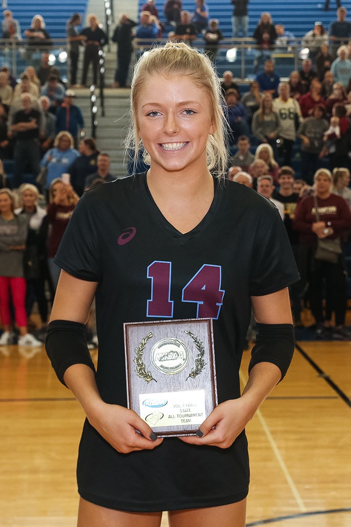 khsaaevents's tweet photo. Congratulations to Assumption junior Anna DeBeer on being selected to the 2018 KHSAA State Volleyball Championship All-Tournament Team. https://t.co/f8q23SVAbT