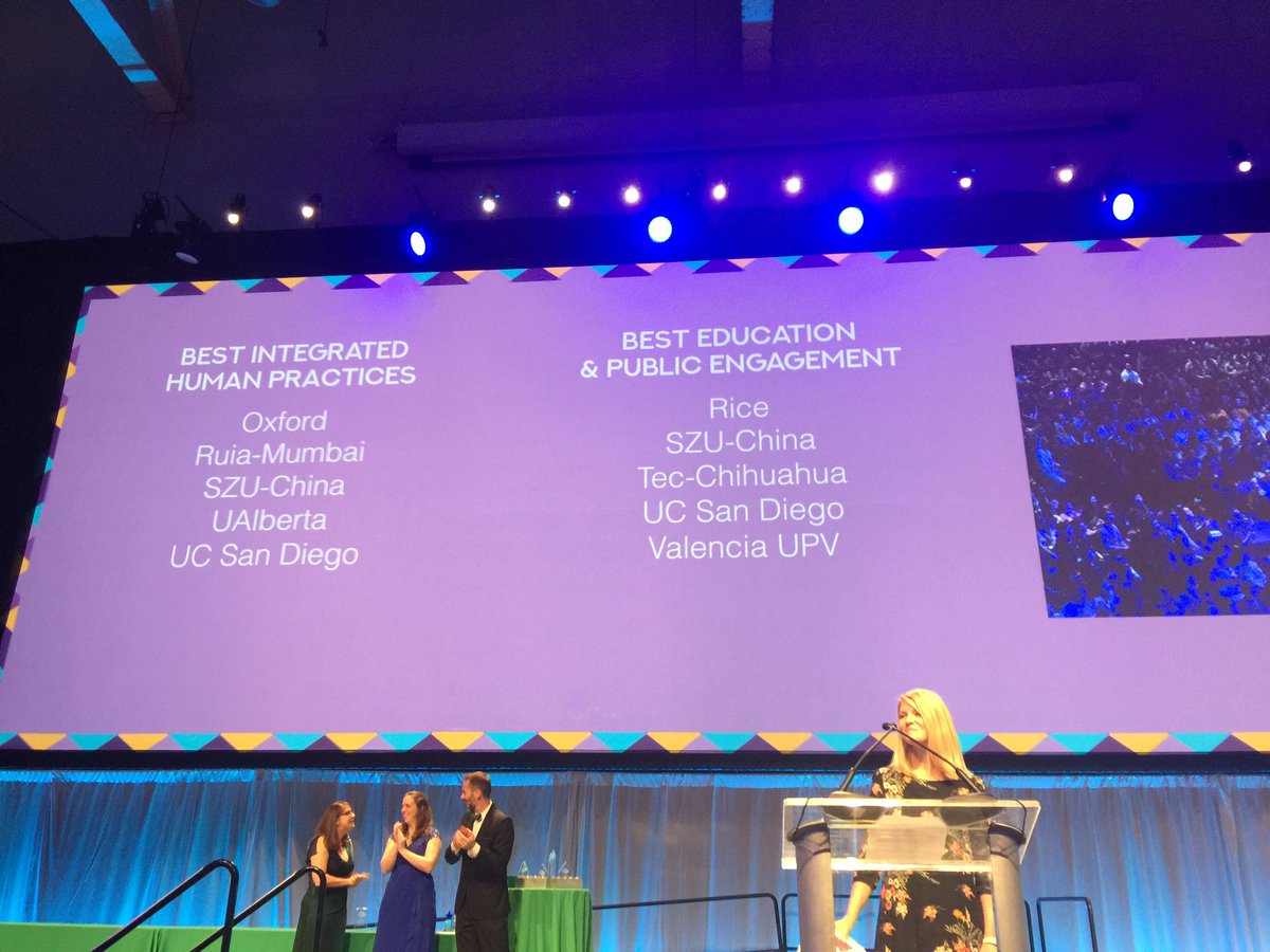 iGEM's tweet image. #HumanPractices nominees are... #GiantJamboree #iGEM2018