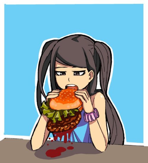 Kawaii Burger by amis0129 on DeviantArt