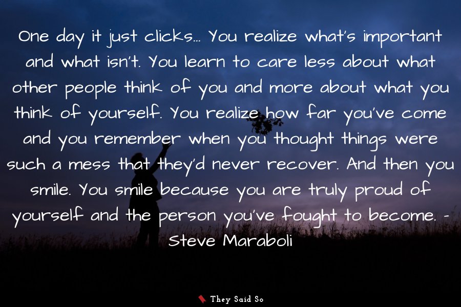 theysaidso's tweet photo. A quote by Steve Maraboli #theysaidso #quotes https://t.co/kiD7oPE6g8