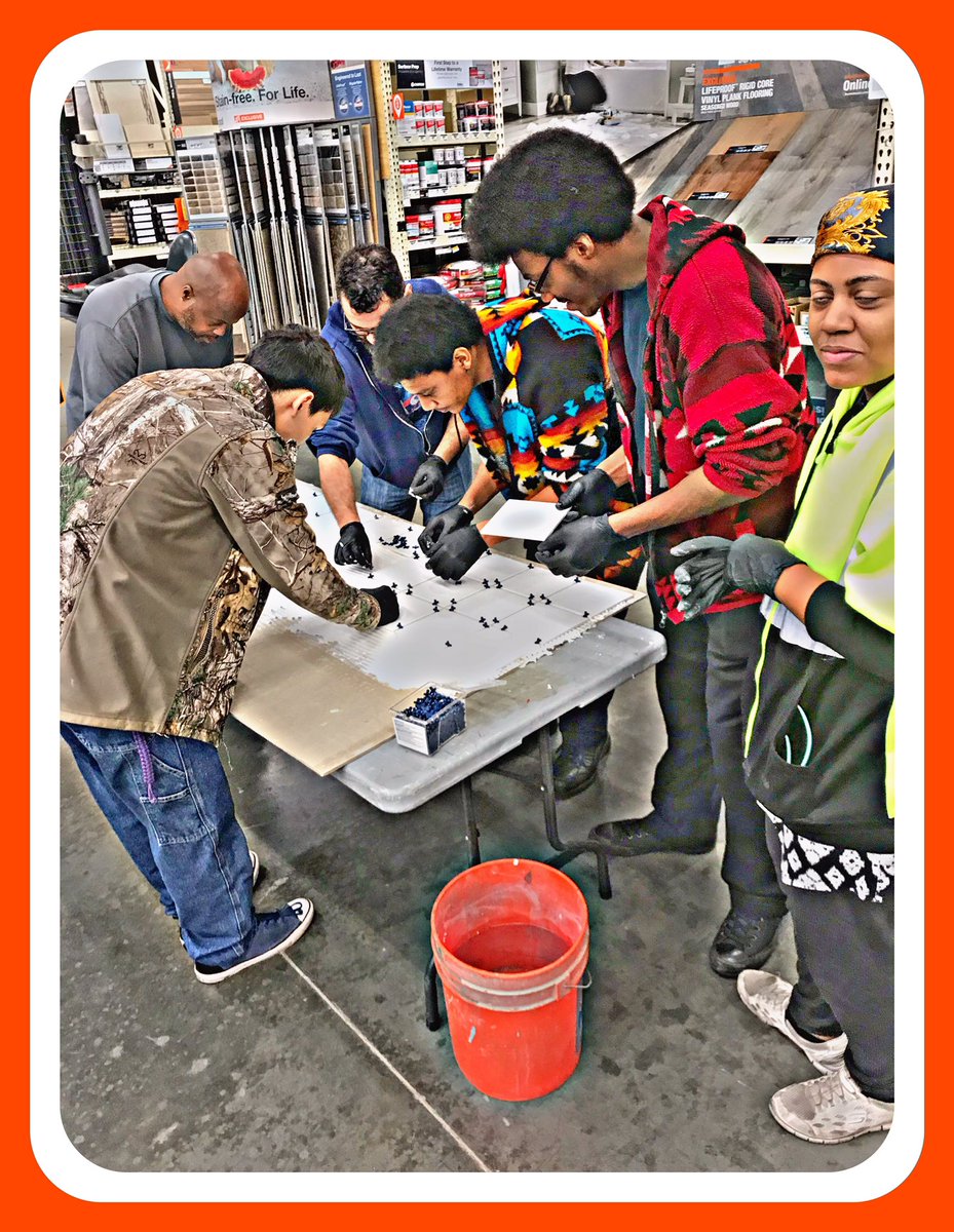 TheFantasyDepot's tweet photo. #LatePost Great tile setting class given yesterday at #THD4747, everybody had fun, learned a lot and appreciated all we do at #TheHomeDepot @greenlee_kevin @portil_s #AcrylPro #DaTile #RigidTools #FusionPro #GorillaGloves #Hardiebacker https://t.co/I20sYB0Fly
