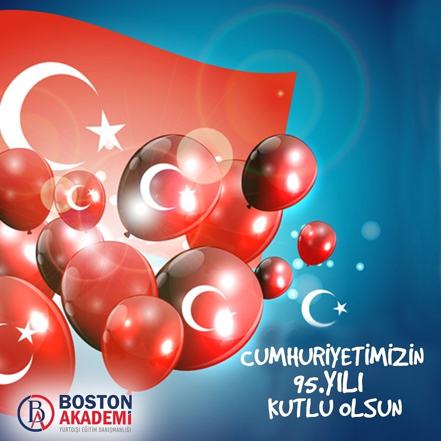 Cumhuriyetimizin 95.Yılı Kutlu Olsun. #Bostonakademi #Yurtdışındaeğitim #Yurtdışındaüniversite #Atatürk #29Ekim #Cumhuriyet #Bağımsızlık