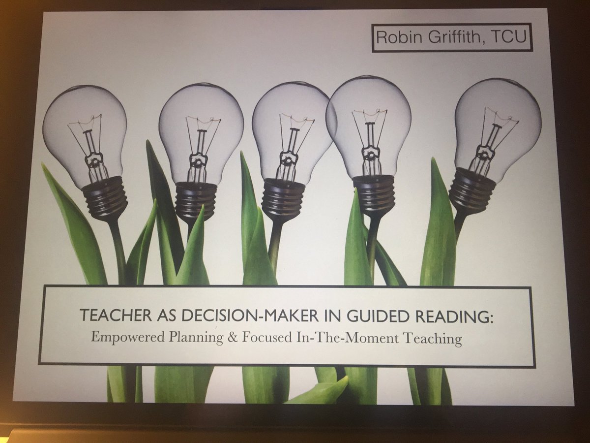 Griffith4R's tweet photo. Looking forward to empowering teachers as decision-makers in guided reading tomorrow at Literacy For All Conference. #LFA2018 #teachingdecisions https://t.co/CPt53mtBMf