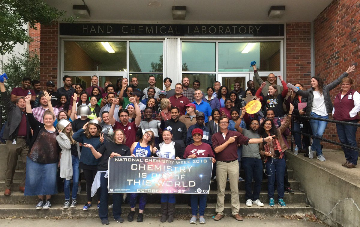 polychemdogs's tweet photo. Closing Friday with our week long NCW Celebration in ChemDawg style!  Our A&amp;S Tailgate and NCW Show Saturday was truly "out of this world"!  For a recap, photos, and other links, see: https://t.co/4CkJiPvLwN.  Tremendous job @SMACS_MSU , CGSA, faculty &amp; staff! https://t.co/8BWyBcgkJp