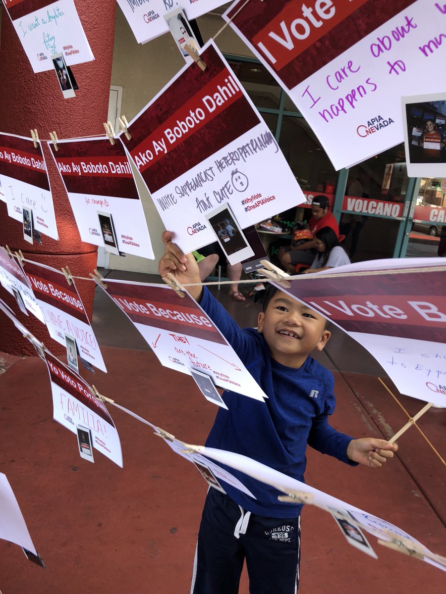 OneAPIANevada's tweet photo. #whyIVote: “For our children’s futures.” #aapivote #oneapiavoice https://t.co/D3DXVdDMTo