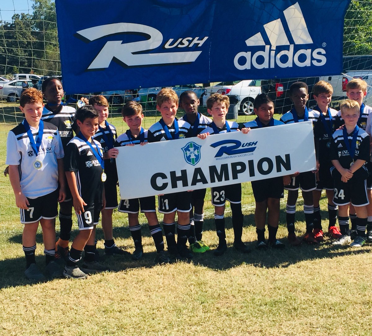 07 boys are champions of Crossroads with a 2-1 win over Rush Jackson, congratulations to coach Leon & team! #champions #GoAFC