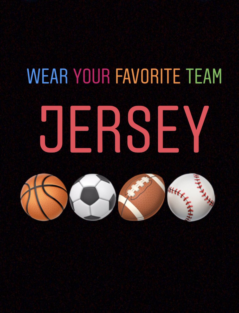 Wear Your Favorite Jersey Day