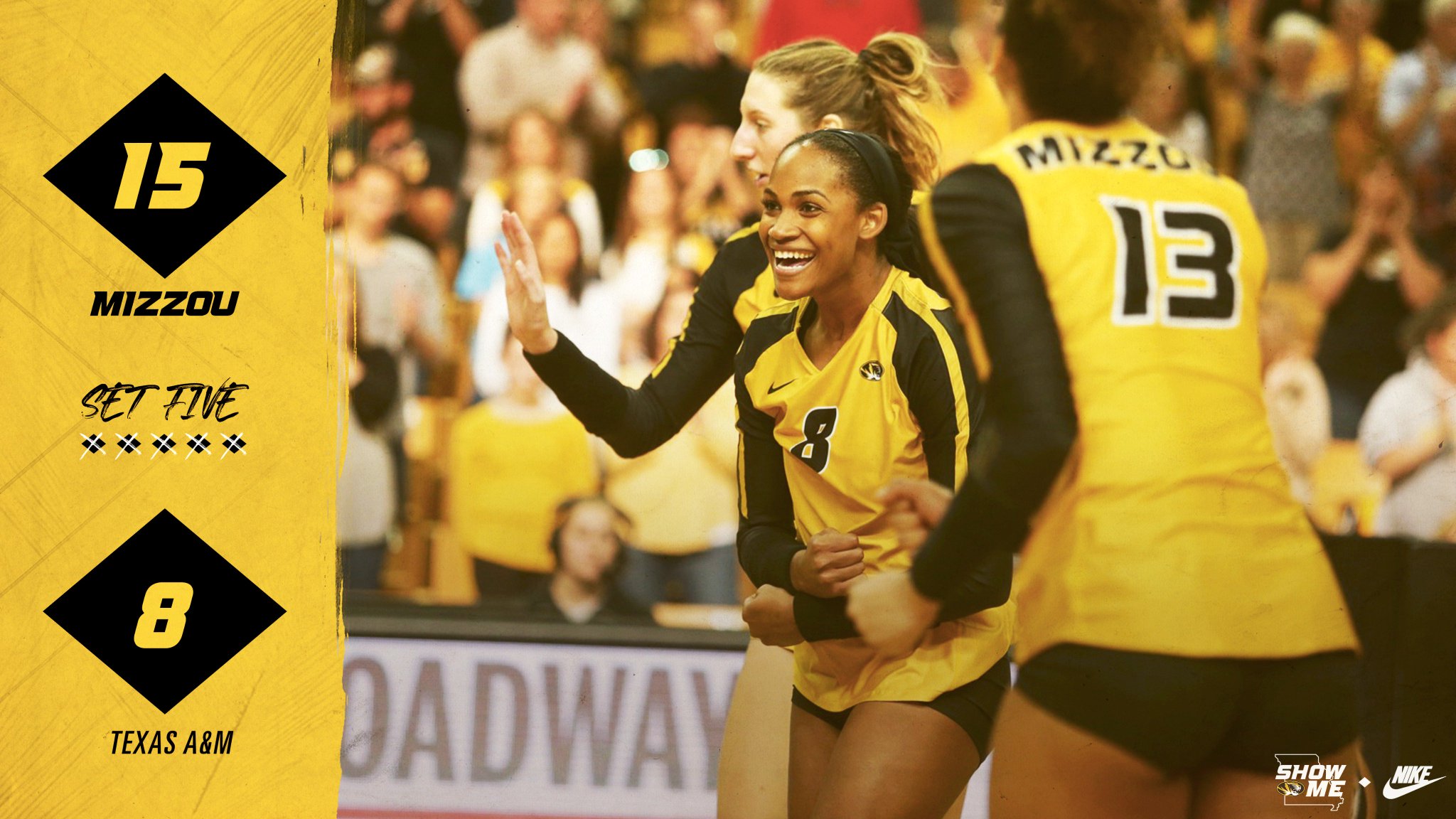 Mizzou Volleyball on Twitter "RECAP l 8⃣ in a row for the Tigers! 