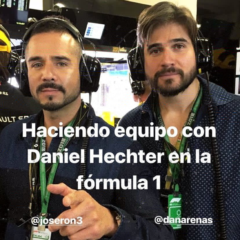 DaniArenasPeru's tweet photo. @FanDaniArenas @DanArenas @JoseRon3 @DaniArenasECU @DaniArenasCol @fansDaniArenas @NeryC5 @RoxdeLeon25 @Liz_love18 @DanArenas4ever @ArenasLapao Así o más BELLO😍 luce siempre nuestro gran @DanArenas junto a sus amigos @JoseRon3 y #JulioRon en el #GranPremioDeMexico de #Formula1 🏁🚘 #FotosViaInstagram https://t.co/i5E4pJHpZ0 Wauuu😍😍