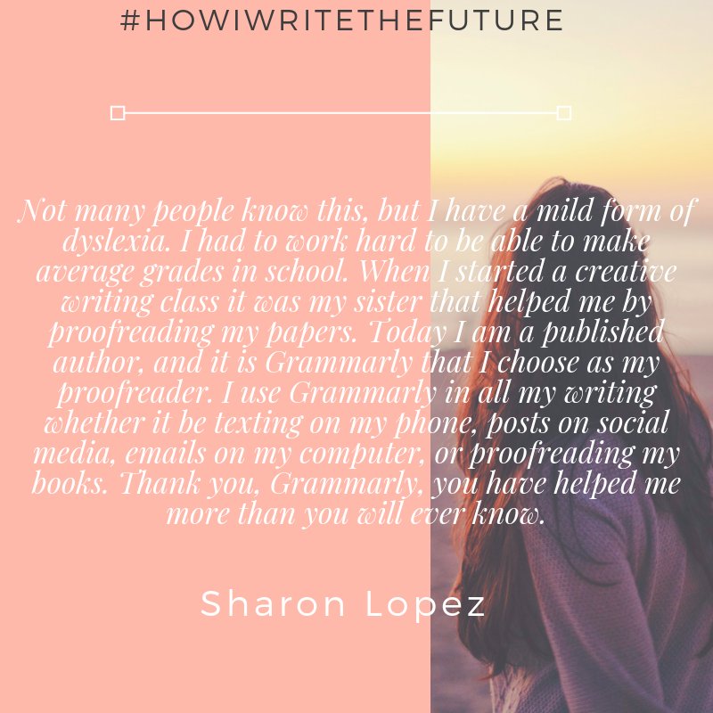 sharonL33940258's tweet image. #HowIWriteTheFuture #Contest
