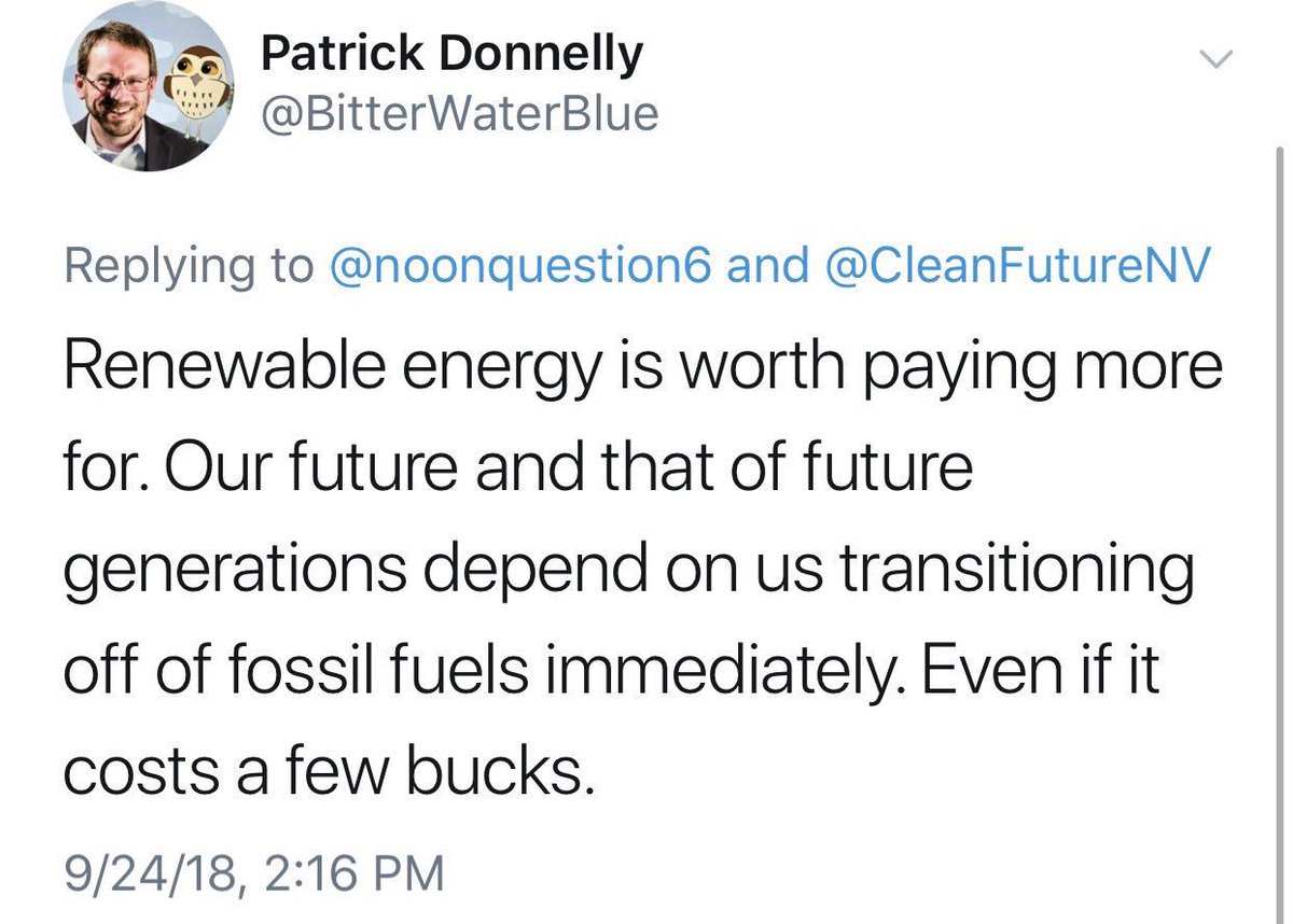 noonquestion6's tweet photo. @AriFleis @CleanFutureNV Why don't you think your point through a little more? If you were keeping the existing policy in place, why do you need #Question6? If you are adopting California's policy, which you are, why do you deny we also will experience rate increases? Even your own spokesman admits it: https://t.co/hVUMljus7h