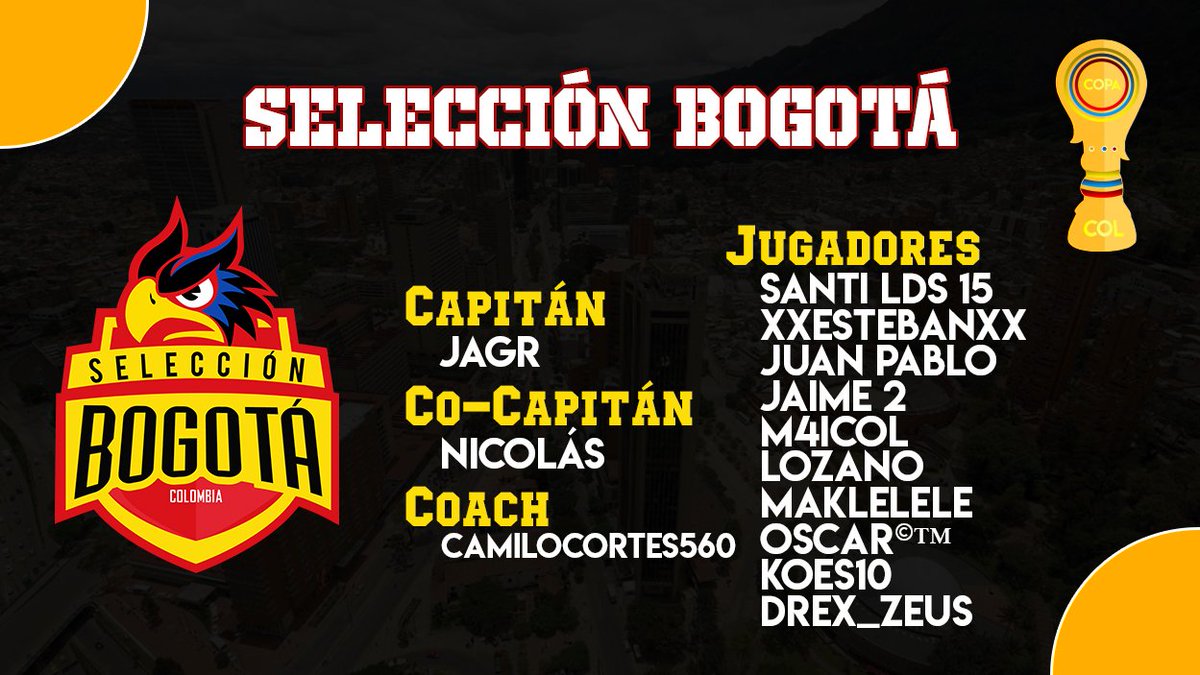 #Presentación 5/16

A competir con toda arriban los #Roloss.

Ellos son <a href="/CrBogota/">SelecciónBogotáCR</a>: “La meta tarde o temprano llegará a nosotros”

#CopaCol