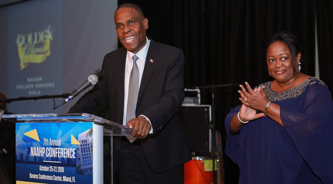 jeanhenryceant's tweet photo. J’ai eu le plaisir de prendre part à la 7ème conférence annuelle de National Alliance for the Advancement of Haitian Professionals - @NAAHPHaiti . Toutes mes félicitations à la Sénatrice @DieudonneLuma qui a reçu le prix  “Changemaker Award”. Renforçons ensemble notre diaspora! https://t.co/C5f5GjYGk9