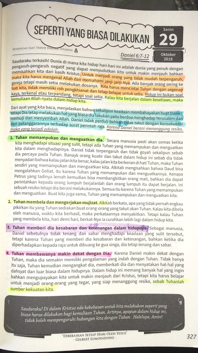4 Berkat Istimewa yg diterima Daniel yg menjalani kehidupan berani menanggung resiko