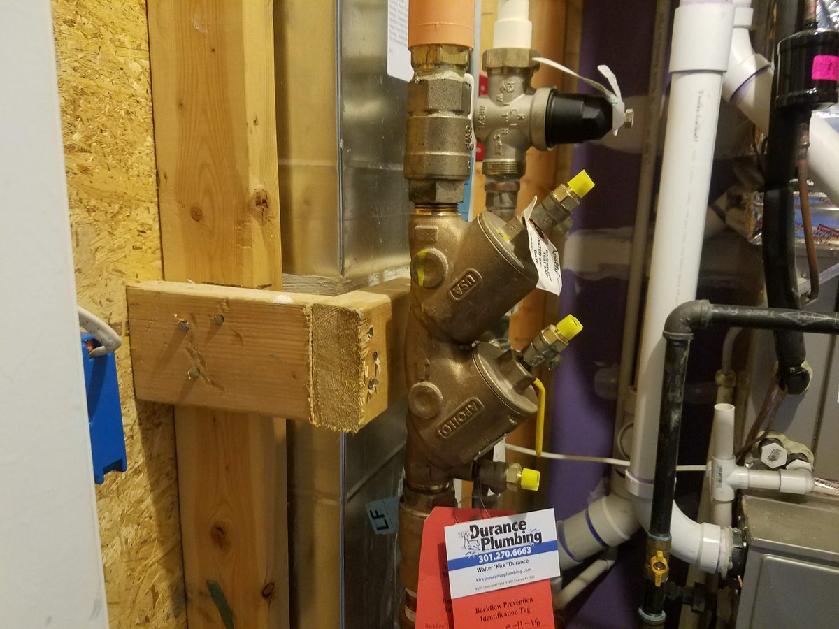 DurancePlumbing's tweet image. Anne Arundel County Backflow Inspection 301.270.6663.  This is a residential fire sprinkler backflow assembly which is by code to be tested once a year #anneanrundelcountybackflowtesting