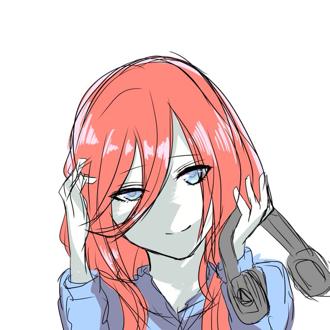 L◇X（おーきす）🍵9/6こみトレさんがTwitterに投稿した中野三玖(五等分の花嫁)のイラスト。