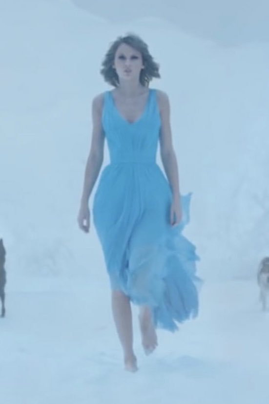 taylor swift our song blue dress Taylor Swift