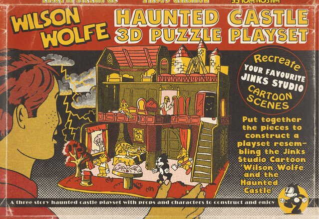 simulacragames's tweet image. Packing is well underway, we have also redesigned some of the packaging to make them look more authentic. Here’s the redesigned Haunted Castle packaging