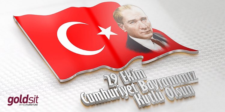 Goldsit's tweet photo. Cumhuriyet Bayramımız kutlu olsun. https://t.co/46n7xyzPKr