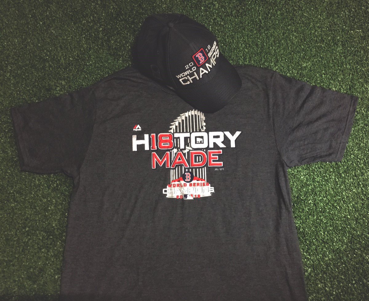 MLBNetwork's tweet image. The @RedSox are your 2018 #WorldSeries champions!

RETWEET for a chance at this commemorative @NewEraCap and @MajesticOnField shirt and tune in to #MLBTonight NOW for postgame coverage!

Rules: atmlb.com/1RXSa4v