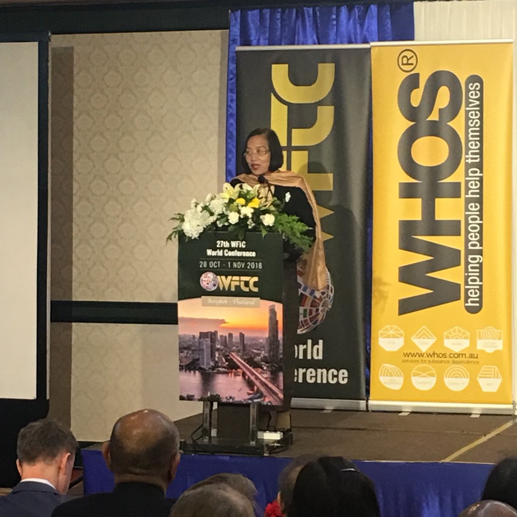 edcarlson62's tweet photo. Secretary of Thai Ministry of Public Health #WFTC2018 #wftcinbangkok https://t.co/p2V0vDGx5L