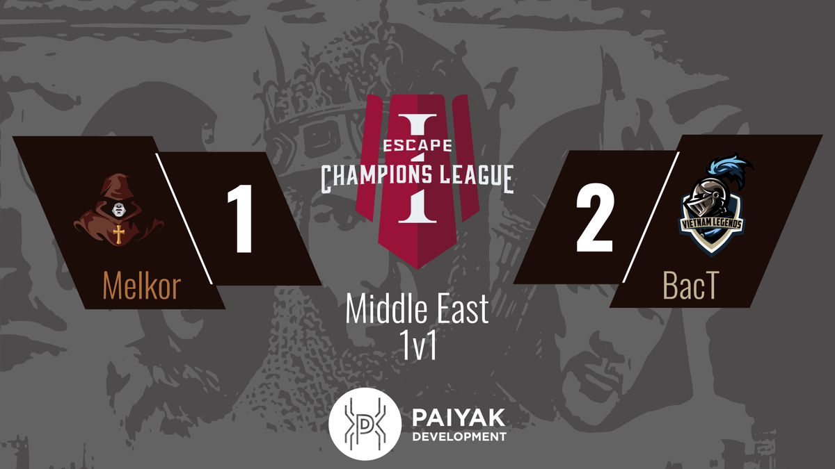 Heresy_AoE's tweet photo. @EscapeAoE Middle East 1v1 round 1 Melkor v BacT #GGWP https://t.co/9tqifsOtyU
