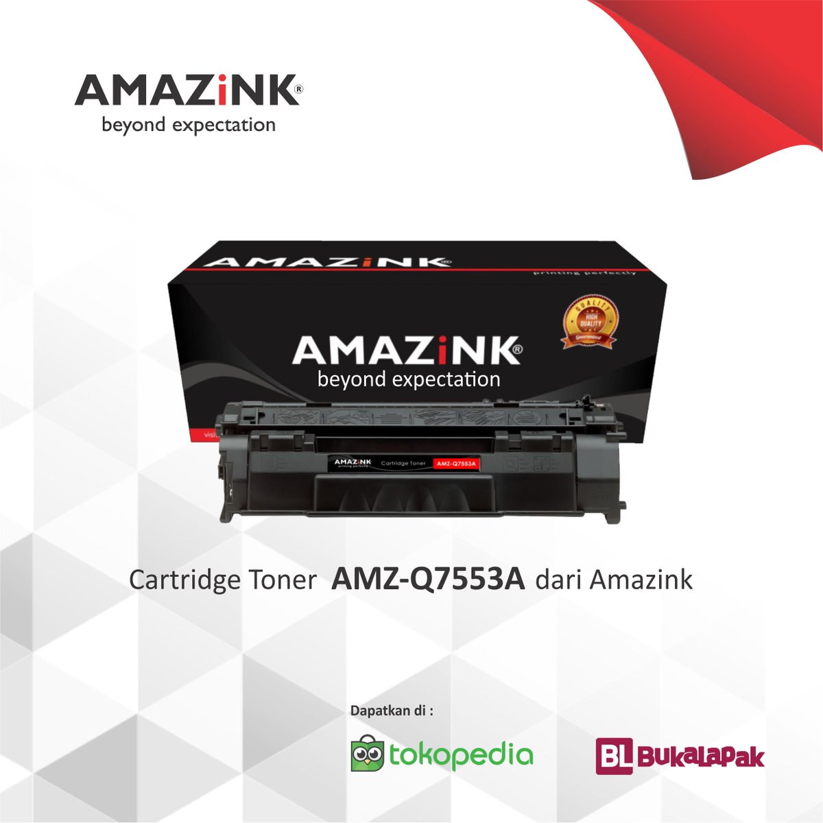 amazinkprint's tweet image. Bagi pengguna HP LaserJet P2014, P2015, MFP M2727.
Pastikan selalu gunakan Cartridge Toner Amazink AMZ-Q7553A untuk hasil yang Amazink.
Tokopedia : goo.gl/mHRSZa
Bukalapak : goo.gl/J6ZGPR

#tonerprinter #cartridgetoner #amazink #printerlaser #cartridge #53a