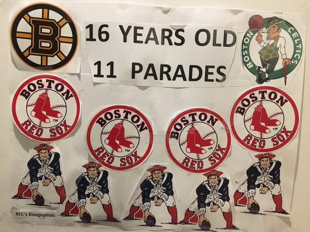 realOBF's tweet image. Sign Kid 11.0.
Upgrade.
16 Years Old.
11 Parades.
Jason M. from Haverhill.
He started it all. 
#RedSox