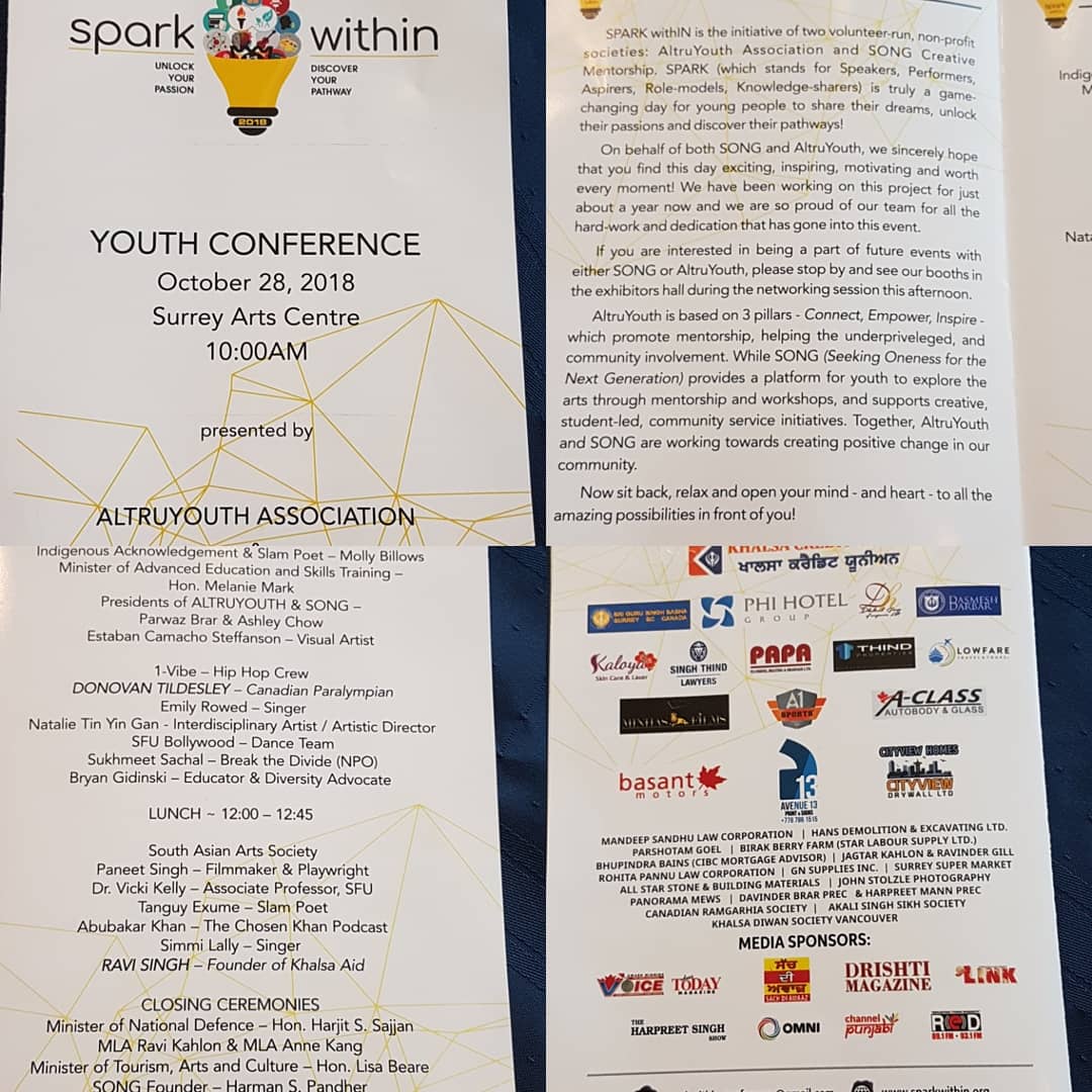 ohana_annie's tweet image. What a fantastic event #SparkWithIn. Legendary speakers fueling our Spark #AltruYouth #SONG @Pandher4Burnaby  #MustangJustice #sd36learn
