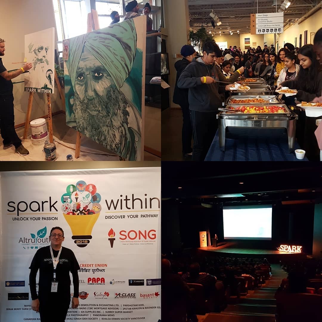 ohana_annie's tweet image. What a fantastic event #SparkWithIn. Legendary speakers fueling our Spark #AltruYouth #SONG @Pandher4Burnaby  #MustangJustice #sd36learn