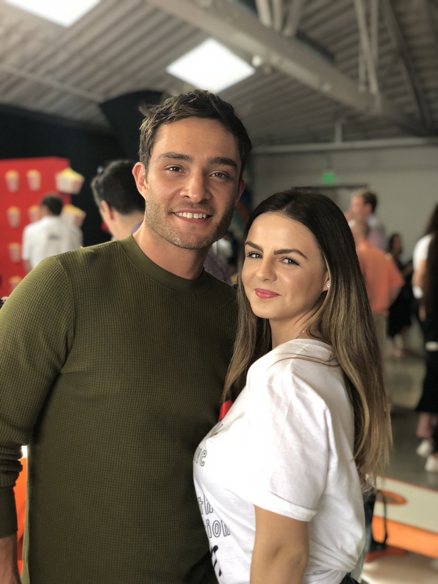 TheAshleyRose__'s tweet photo. It was wonderful to meet and talk with you today at EGPAF’s A Time For Heroes @EdWestwick https://t.co/x1Qr2CCcwh