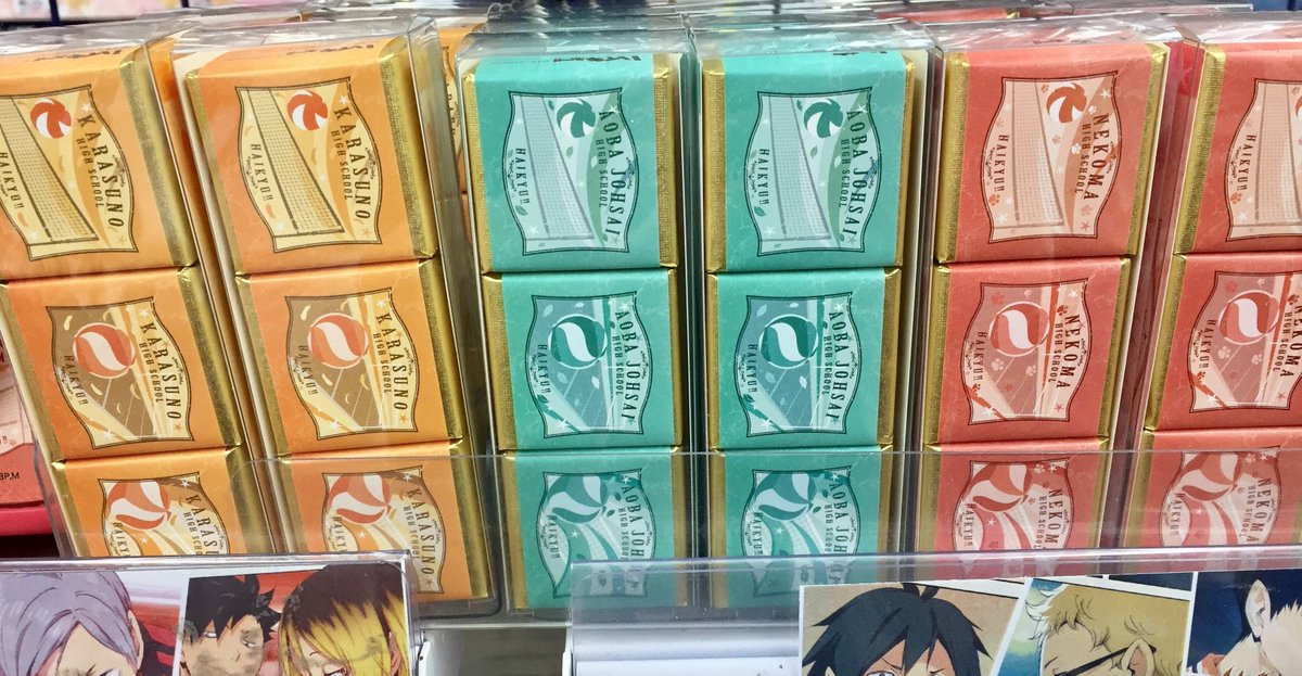 コーナー情報】「ハイキュー!!」のグッズコーナーを6階に展開中