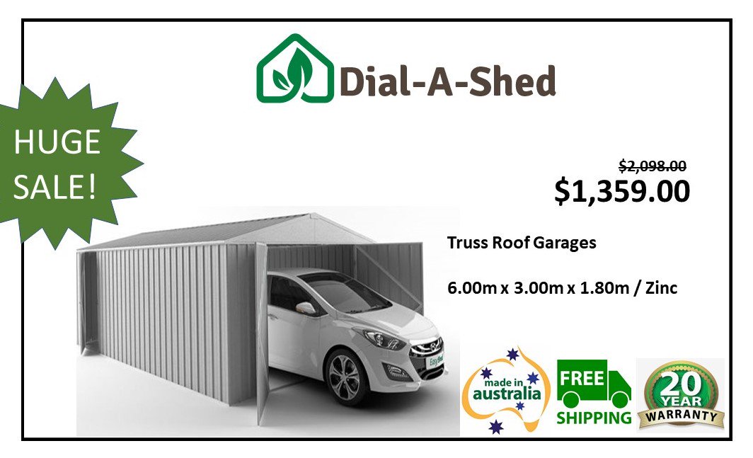 DialShed's tweet photo. These truss roof garages are perfect for your car, boat, motorbike, even the family bikes.

BUY HERE: https://t.co/JNSq85Vb2p

Don't compromise on quality at this price, buy Australian.
FREE shipping to your Local Depot.

#trussroof #garage #gardensheds #bestsheds #outdoorsheds https://t.co/Sfxj5eLvEP