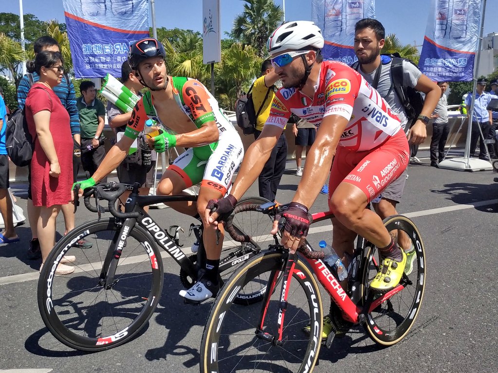Top 3 in Sanya:
1. Marco Benfatto (Androni Giocattoli-Sidermec)
2. Imerio Cima (Nippo Vino Fantino)
3. Andrea Guardini (Bardiani CSF)
#TourofHainan