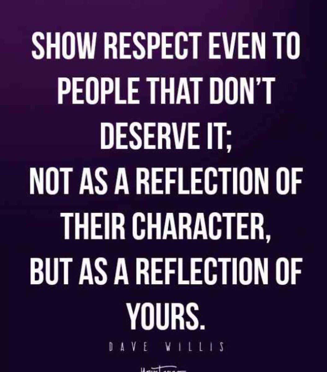 #respect #truth