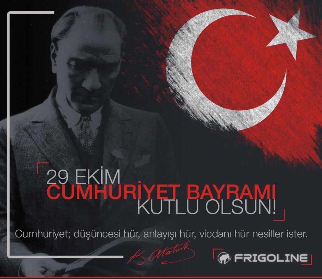 #29EkimCumhuriyetBayramı nız. Kutlu Olsun...
#29Ekim
refrigoline.com