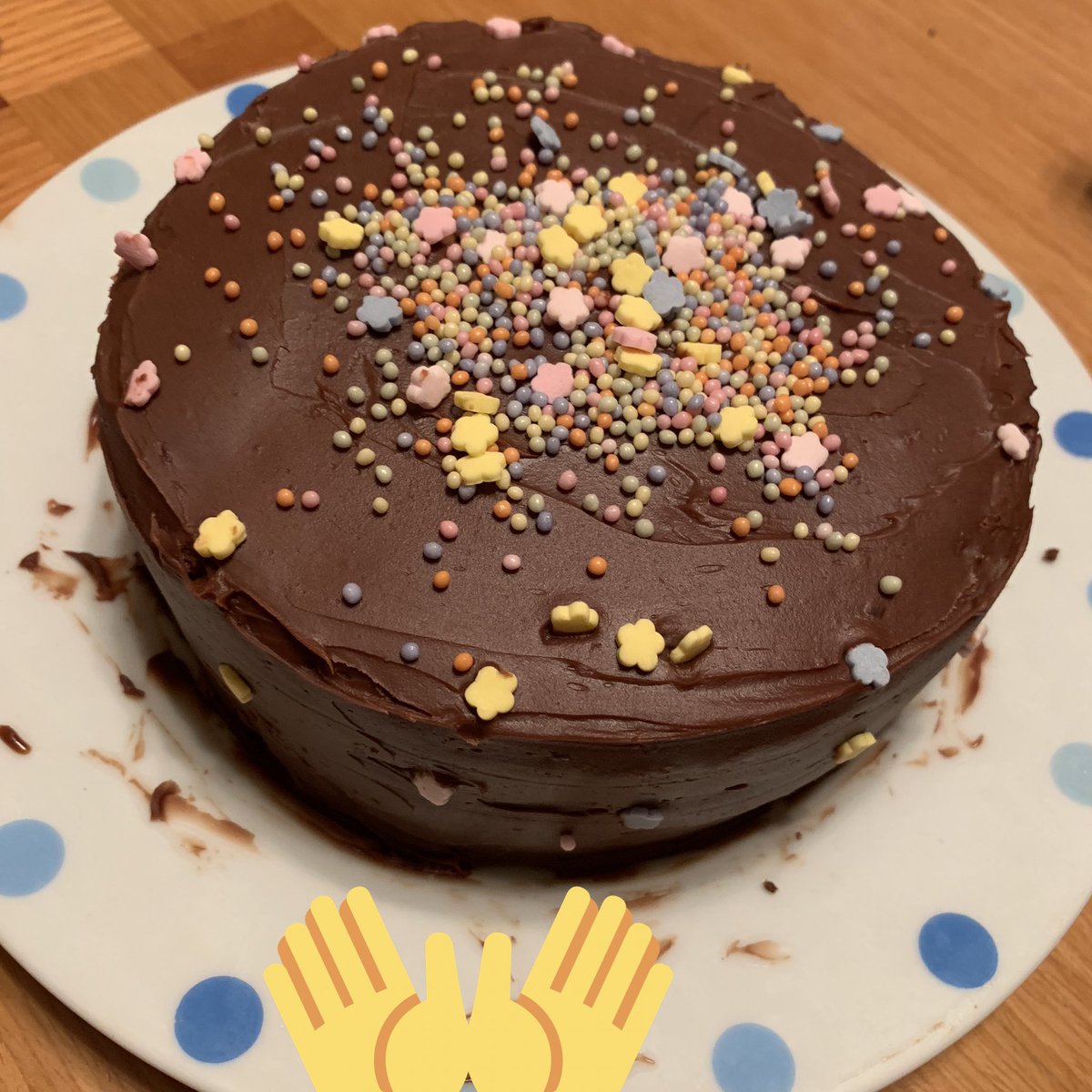 בטוויטר チョコレートケーキを作りまして りんちゃんお手伝い飾りつけありがとう 普段あんまりケーキ食べないりんさんがバクバク食べてくれてかーちゃん嬉しい
