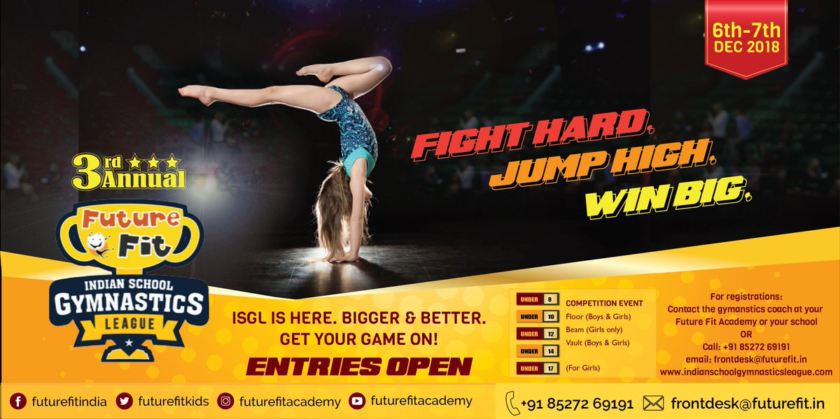 Futurefitacadmy's tweet photo. #ISGL Entries Open! Get Your Game On! https://t.co/5iVcx4B4hT