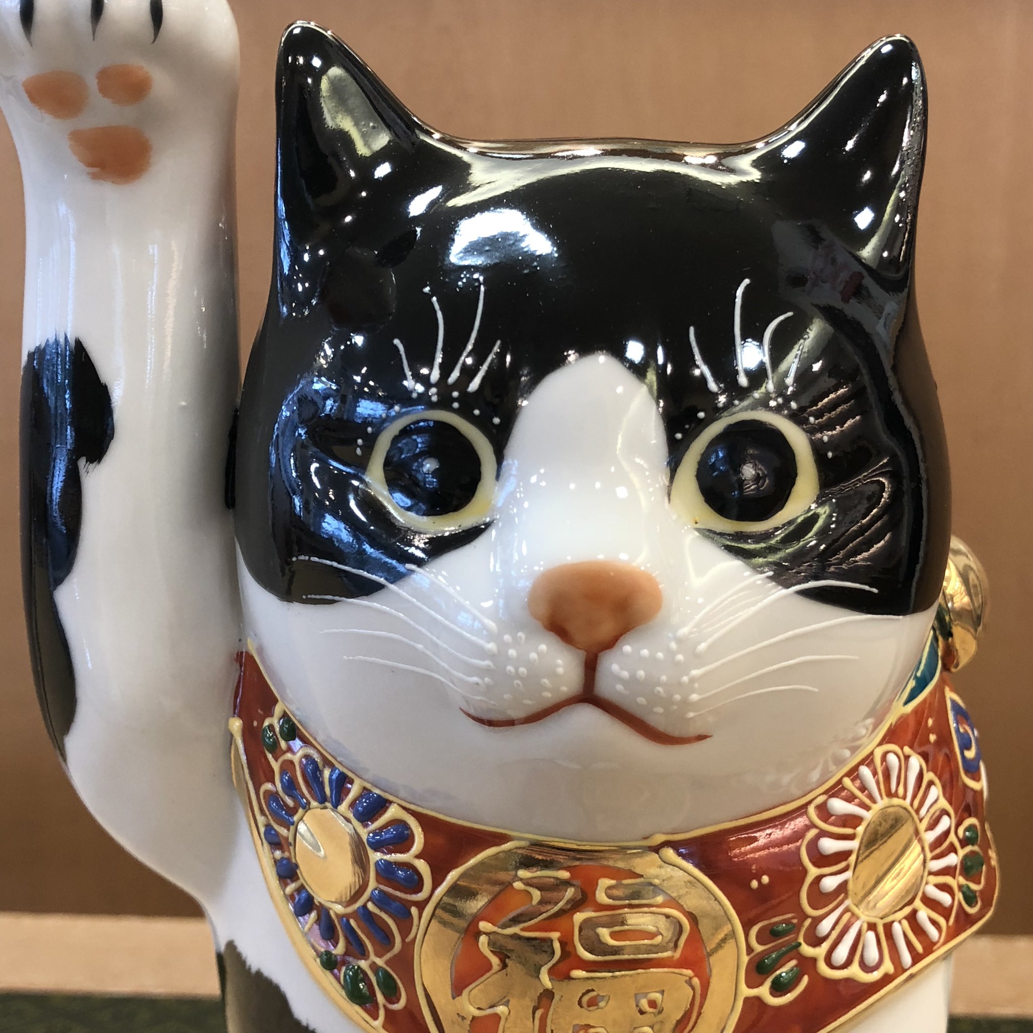 九谷焼　招き猫 金沢駅前九谷焼黒龍堂 on X: 