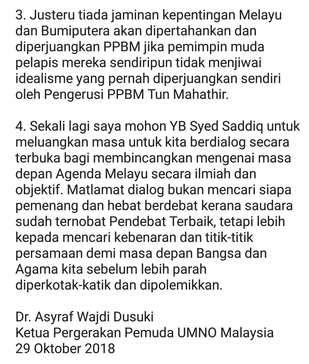 drasyrafwajdi's tweet photo. TIADA JAMINAN KEPENTINGAN MELAYU DIPERTAHANKAN PARTI PRIBUMI BERSATU MALAYSIA (PPBM)

#BangkitKembali
#PemudaTerasKebangkitan https://t.co/vAHutXANfI